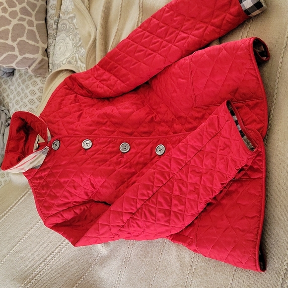 Red Burberry Jacket - Picture 2 of 3